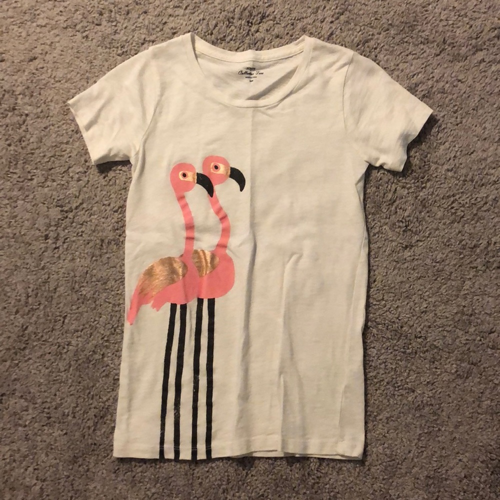 J crew flamingo shirt